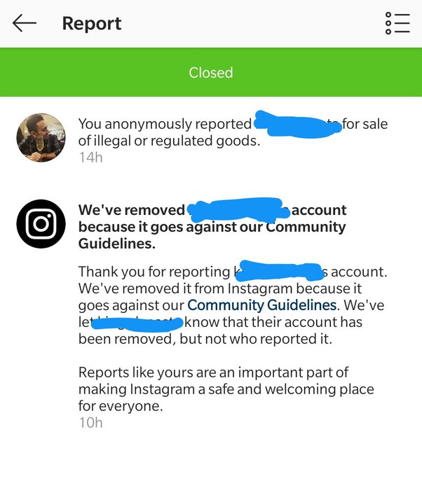 How Do Know If Someone Reports You on Instagram