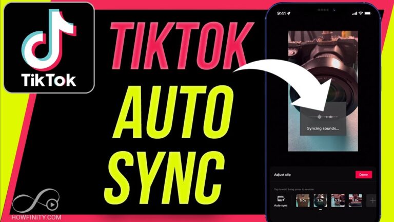 How To Auto-Sync Pictures On Tiktok