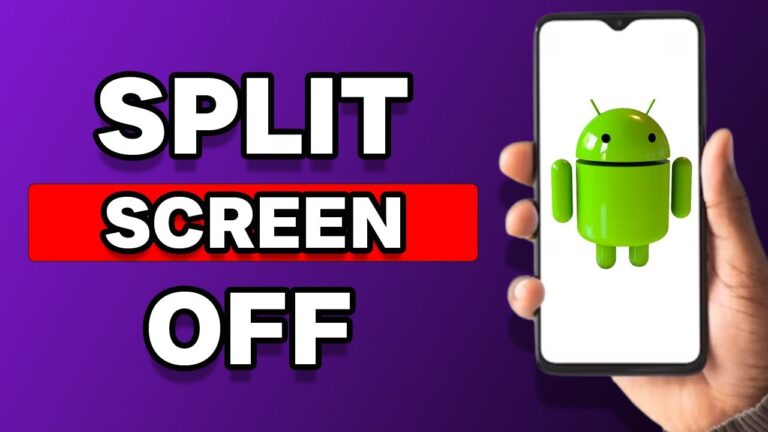 How to Get Rid of Split Screen on Android Phone