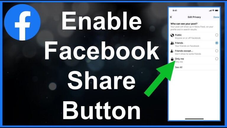 How to Turn off the Facebook Share Button