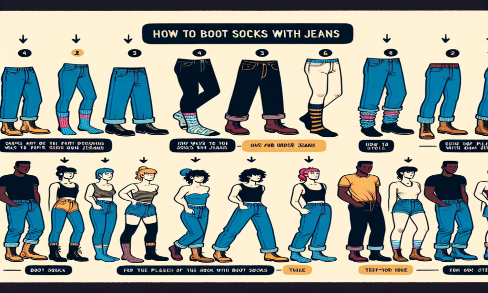 How To Wear Boot Socks With Jeans